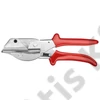 Knipex Sarokvágó olló műanyag- és gumiprofilokhoz krómozott 215 mm