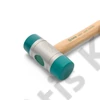SATA kétfejes gumikalapács 45 mm hickoryfa nyéllel