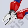 Knipex Oldalcsípőfogó feketére foszfátozott 140 mm