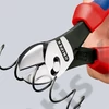 Knipex TwinForce nagy teljesítményű oldalcsípő fogó feketére foszfátozott 180 mm, nyitórugóval