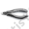 Knipex precíziós elektronikai oldalcsípő fogó ESD többkomponensű nyél barnított 120 mm (bliszter)