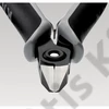 Knipex precíziós elektronikai oldalcsípő fogó ESD többkomponensű nyél barnított 125 mm