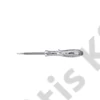Wiha Feszültségvizsgáló SoftFinish egypólusú, 110-250 volt Lapos átlátszó, feltűző csipesszel 3.0 mm (35378)