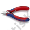 Knipex elektronikai oldalcsípő fogó, többkomponensű nyél 115mm