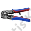 Knipex krimpelő fogó RJ45 Western dugókhoz többkomponensű markolattal 191 mm
