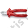 Knipex oldalcsípő fogó krómozott VDE 160 mm