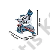 Bosch GCM 305-216 D leszabó- és gérvágó fűrész, karton