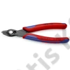 Knipex elektronikai oldalcsípő fogó Super Knips XL többkomponensű nyél barnított 140 mm (bliszter)