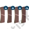 Bosch PRO X440 csiszolószalag, 75 x 533 mm, G5 x 40/5 x 60/5 x 80/5 x 120, 20 db