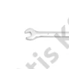 SATA villáskulcs 6x7mm