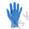Nitril púder nélküli kék vizsgálókesztyű M