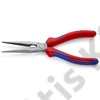 Knipex Félkerek csőrű fogó vágóéllel (gólyacsőr fogó) feketére foszfátozott 200 mm
