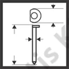 Bosch DA kartácsszeg, SK64-34 50G