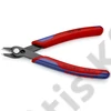 Knipex elektronikai oldalcsípő fogó Super Knips XL többkomponensű nyél barnított 140 mm (bliszter)