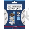 Bosch EXPERT W480 Web 1/4 kézi csiszolólapkészlet, 115 x 140 mm, G120 (2x) G180 (2x) G240 (1x) G320 (1x), 6 részes