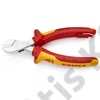 Knipex X-Cut Kompakt oldalcsípő fogó nagy áttételű krómozott VDE 160 mm, rögzítőszemmel