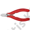 Knipex elektronikai oldalcsípő fogó mártott nyél 115 mm