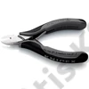 Knipex Elektronikai oldalcsípő fogó ESD többkomponensű nyél 115 mm