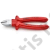 Knipex oldalcsípő fogó krómozott VDE 180 mm