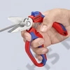 Knipex hajlított kábelolló többkomponensű markolattal 160 mm (bliszter)