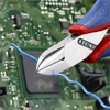 Knipex elektronikai oldalcsípő fogó kerek fejű 115mm