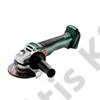 Metabo W 18 L BL 9-125 akkus sarokcsiszoló alapgép (akku és töltő nélkül) metaBOX