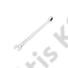 SATA racsnis extra hosszú csillag-villáskulcs készlet 8-19mm 8 részes (csavart nyéllel)