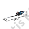 Bosch GHE 18V-60 akkus sövényvágó (akku és töltő nélkül), karton