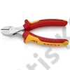 Knipex X-Cut Kompakt oldalcsípő fogó nagy áttételű krómozott VDE 160 mm (bliszter)