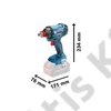 Bosch GDX 180-LI akkus ütvecsavarozó (2x2.0Ah) kofferben 1/2