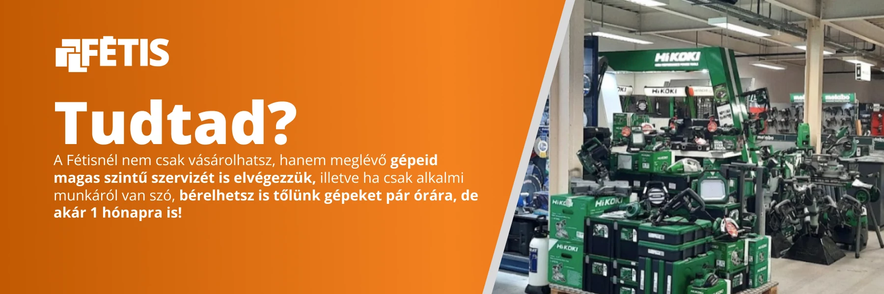 Szerviz és kölcsönző