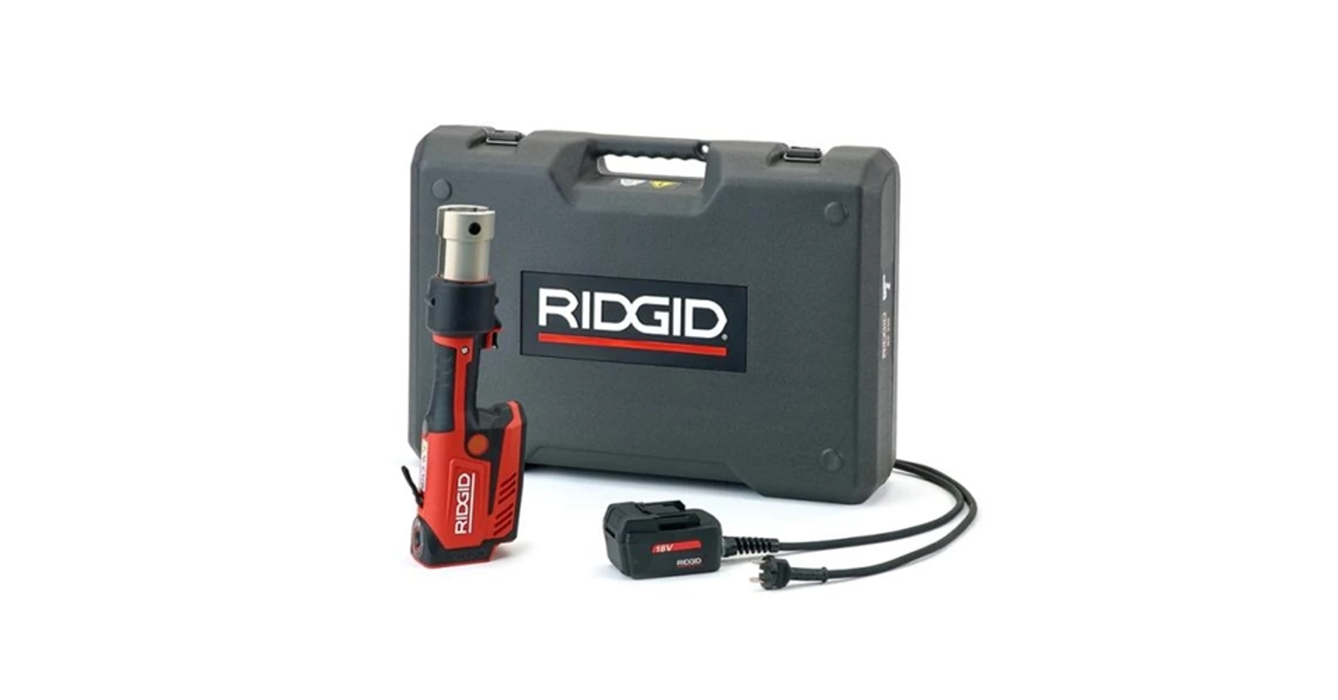 Ridgid RP 351-C akkus egyenes présgép pofák nélkül +hálózati adapter ...