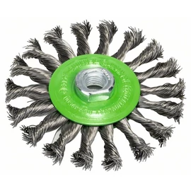 Bosch drótkorong fonott dróttal M14 115 mm, 0.5 mm inox