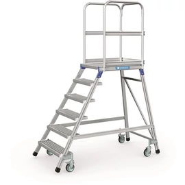 Zarges Acéldobogós létra 1x6 lépcsős Z600 Pod