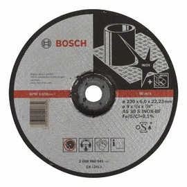 Bosch tisztítókorong 230x6 inox hajlított