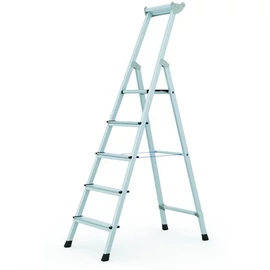 Zarges XLstep eloxált, szegecselt lépcsőfokos állólétra 1x10 (Z600)