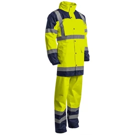HYDRA HI-VIZ PE esőöltöny sárga/kék XL