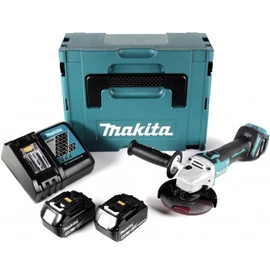 Makita DGA511RTJ 18V LXT BL 125mm akkus sarokcsiszoló 2x5.0Ah+töltő+Makpac