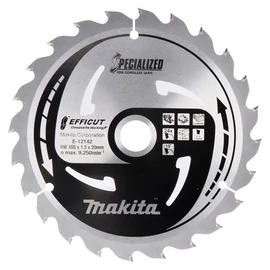 Makita EFFICUT merülő körfűrészlap 165x20mm Z24 KOMPOZIT