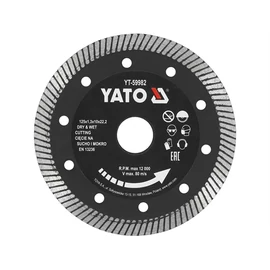YATO gyémánt vágókorong 125 mm turbó csempékhez (YT-59982)