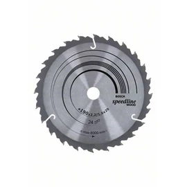 Bosch körfűrészlap 190x20/24 Speedline Wood