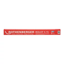 ROTHENBERGER ROLOT S 15 keményforrasztó CuP 284 ISO 17672 szerint, 500 mm, 1 kg, szögletes