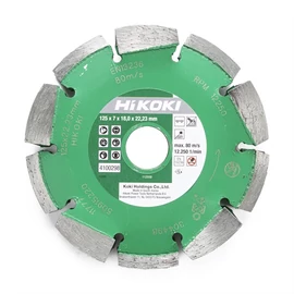 Hikoki gyémánt vágókorong 125x22.2x7 T28.5 /CM5MA