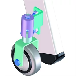 Zarges Bolygó rugós kerék készlet 80mm (4db) külsőoldalra
