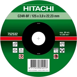 Hikoki vágókorong kőhöz 180x3.0mm egyenes