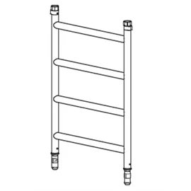 Zarges PaxTower alapkeret 1m 4 fokos