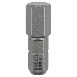 Bosch extra kemény bit HEX8, 25 mm, 3 db