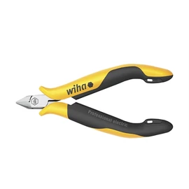 Wiha Professional ESD műszerész oldalcsípő fogó Keskeny, hegyes fej fazetta nélkül 115 mm, 4 1/2&quot; (33521)