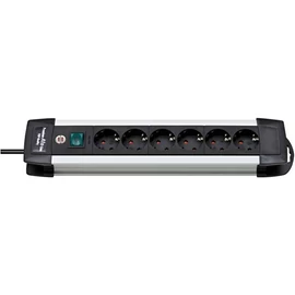 Brennenstuhl Premium-Alu-Line elosztó 6 dugaszhelyes 3m H05VV-F 3G1.5