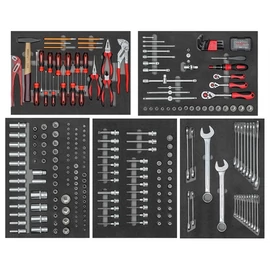 GedoreRed szerszámkészlet Check-Tool modulokban 273 részes R22350012